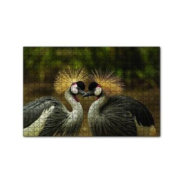 Cakapuzzle Gri Vinç Taç Kuşları Afrika 120 Parça Ahşap Puzzle