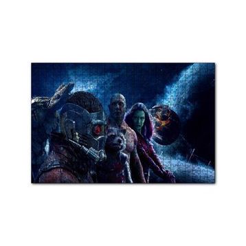 Cakapuzzle Guardians of The Galaxy 4 Kahraman 120 Parça Ahşap Puzzle