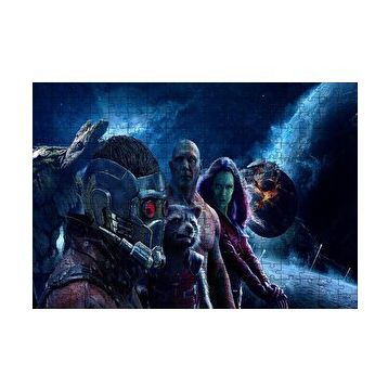 Cakapuzzle Guardians of The Galaxy 4 Kahraman 120 Parça Ahşap Puzzle