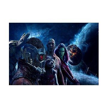 Cakapuzzle Guardians of The Galaxy 4 Kahraman 120 Parça Ahşap Puzzle