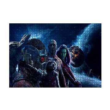 Cakapuzzle Guardians of The Galaxy 4 Kahraman 120 Parça Ahşap Puzzle
