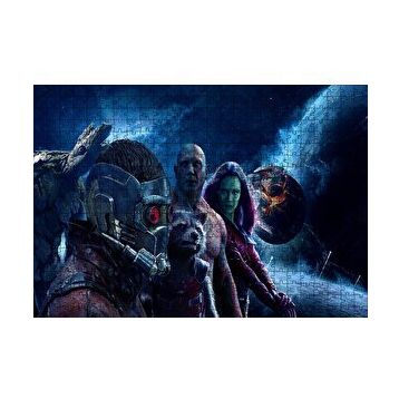 Cakapuzzle Guardians of The Galaxy 4 Kahraman 120 Parça Ahşap Puzzle