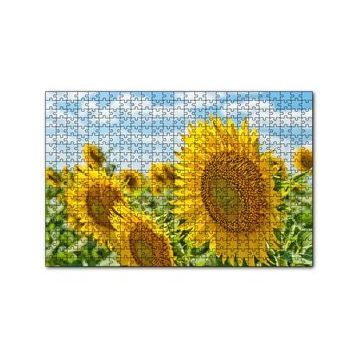 Cakapuzzle Günebakan Çiçekleri 120 Parça Ahşap Puzzle