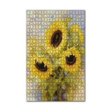 Cakapuzzle Günebakan Çiçekleri 120 Parça Ahşap Puzzle