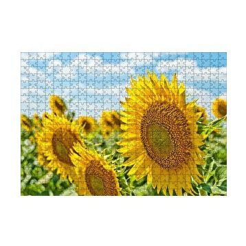 Cakapuzzle Günebakan Çiçekleri 120 Parça Ahşap Puzzle