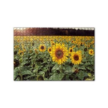 Cakapuzzle Günebakan Tarlası 120 Parça Ahşap Puzzle