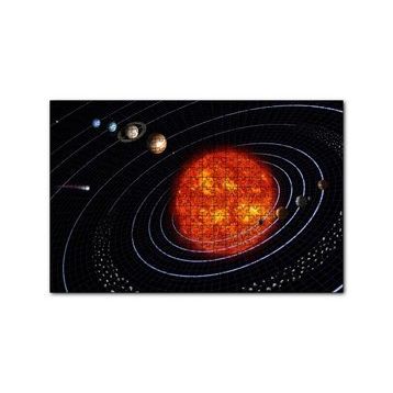 Cakapuzzle Güneş Sistemi 120 Parça Ahşap Puzzle