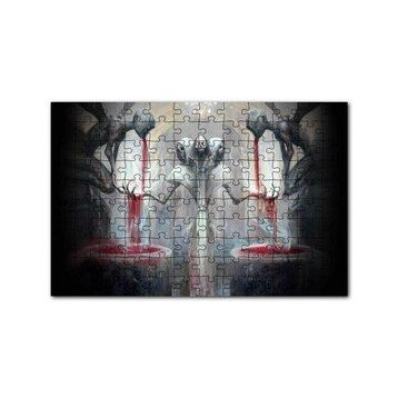 Cakapuzzle Güneş Tanrısının Kanı Derin Rüya Görseli 120 Parça Ahşap Puzzle