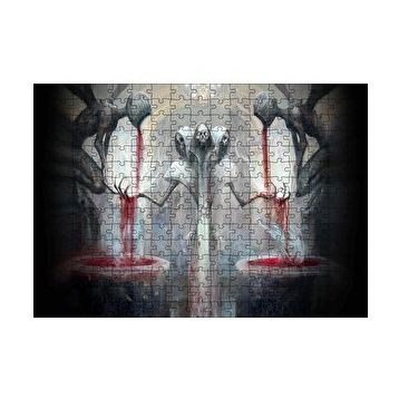 Cakapuzzle Güneş Tanrısının Kanı Derin Rüya Görseli 120 Parça Ahşap Puzzle
