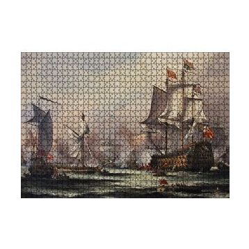 Cakapuzzle Haçlı Donanması Gemileri 120 Parça Ahşap Puzzle