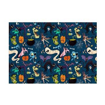 Cakapuzzle Halloween Pattern 120 Parça Ahşap Puzzle