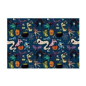 Cakapuzzle Halloween Pattern 120 Parça Ahşap Puzzle