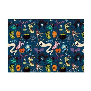 Cakapuzzle Halloween Pattern 120 Parça Ahşap Puzzle