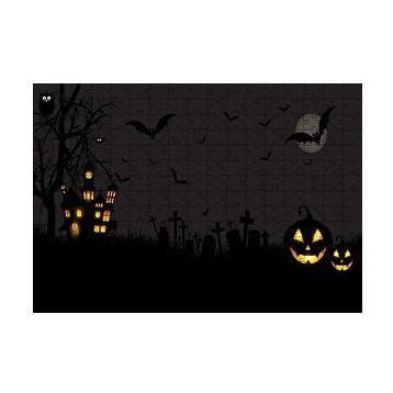 Cakapuzzle Halloweende Dolunay 120 Parça Ahşap Puzzle