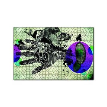 Cakapuzzle Hand Fingers Surrealism 120 Parça Ahşap Puzzle