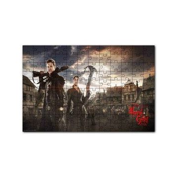 Cakapuzzle Hansel ve Gretel Cadı Avcıları Görseli 120 Parça Ahşap Puzzle