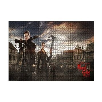Cakapuzzle Hansel ve Gretel Cadı Avcıları Görseli 120 Parça Ahşap Puzzle