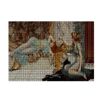 Cakapuzzle Haremde İstirahat Saati 120 Parça Ahşap Puzzle