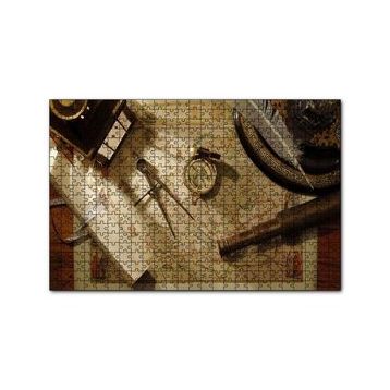 Cakapuzzle Harita Ve Denizcilik Navigasyon Araçları Görseli 120 Parça Ahşap Puzzle