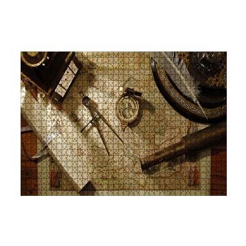 Cakapuzzle Harita Ve Denizcilik Navigasyon Araçları Görseli 120 Parça Ahşap Puzzle