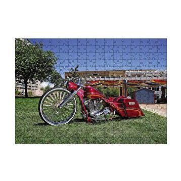 Cakapuzzle Harley Davidson Road King Görseli 120 Parça Ahşap Puzzle