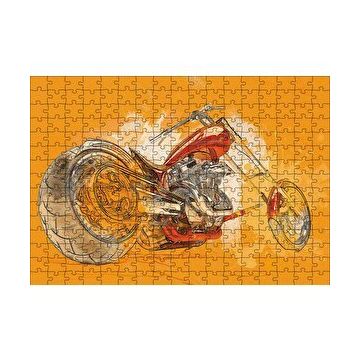 Cakapuzzle Harley Davidson Sanat 120 Parça Ahşap Puzzle