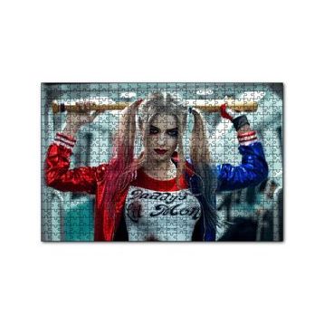 Cakapuzzle Harley Quinn Beyzbol Sopasıyla 120 Parça Ahşap Puzzle