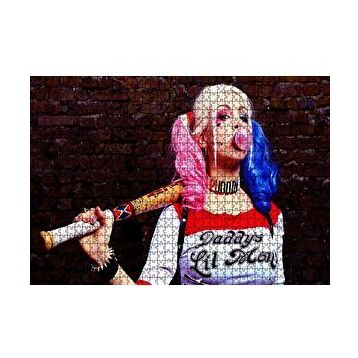 Cakapuzzle Harley Quinn Cosplay 120 Parça Ahşap Puzzle