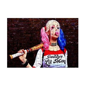 Cakapuzzle Harley Quinn Cosplay 120 Parça Ahşap Puzzle