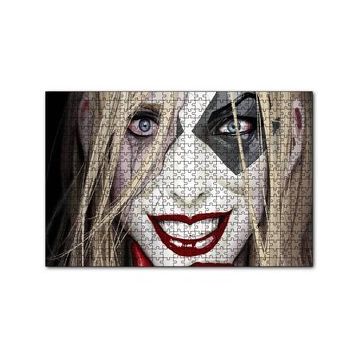 Cakapuzzle Harley Quinn Dijital Sanat Görseli 120 Parça Ahşap Puzzle