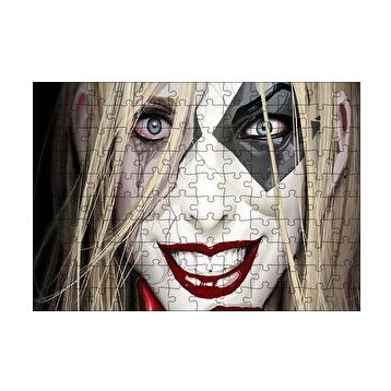 Cakapuzzle Harley Quinn Dijital Sanat Görseli 120 Parça Ahşap Puzzle