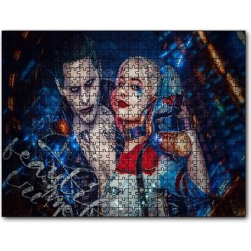 Cakapuzzle Harley Quinn ve Joker Illüstrasyon 1000 Parça Puzzle