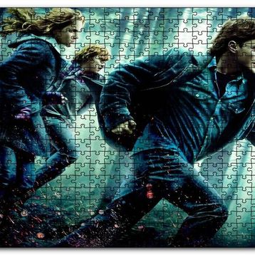 Cakapuzzle Harry Potter ve Ölüm Yadigarları Kaçış Görseli Mdf 120 Parça Puzzle