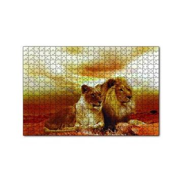 Cakapuzzle Hayat Arkadaşları 120 Parça Ahşap Puzzle