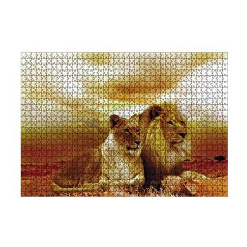 Cakapuzzle Hayat Arkadaşları 120 Parça Ahşap Puzzle
