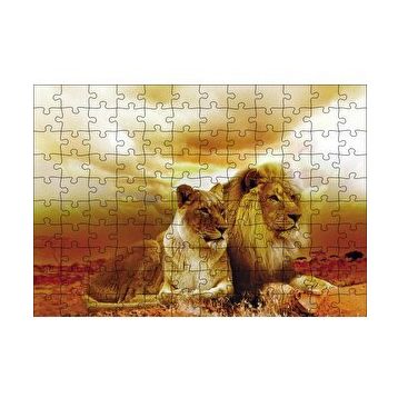 Cakapuzzle Hayat Arkadaşları 120 Parça Ahşap Puzzle