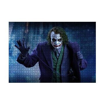 Cakapuzzle Heath Ledger Joker Ceket Aksesuarı Pimi Görseli 120 Parça Ahşap Puzzle