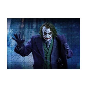 Cakapuzzle Heath Ledger Joker Ceket Aksesuarı Pimi Görseli 120 Parça Ahşap Puzzle