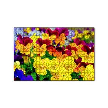 Cakapuzzle Hercai Menekşe Renkli Yaprakları Görsel 120 Parça Ahşap Puzzle