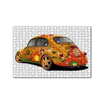 Cakapuzzle Hippi Tosbağa 120 Parça Ahşap Puzzle