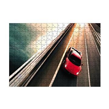 Cakapuzzle Hız Yapan Ferrari 120 Parça Ahşap Puzzle