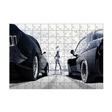Cakapuzzle Hızlı ve Öfkeli 8 Drag 120 Parça Ahşap Puzzle