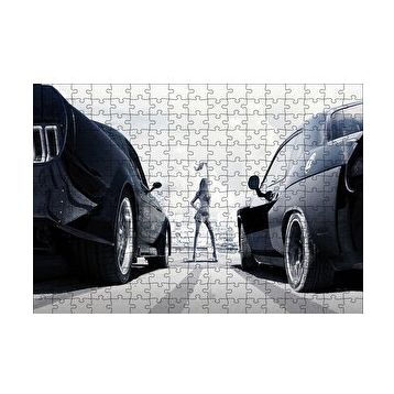 Cakapuzzle Hızlı ve Öfkeli 8 Drag 120 Parça Ahşap Puzzle