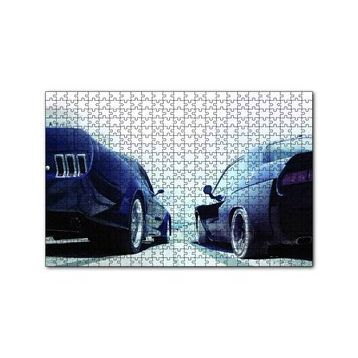 Cakapuzzle Hızlı ve Öfkeli 8 Drag Araçları 120 Parça Ahşap Puzzle