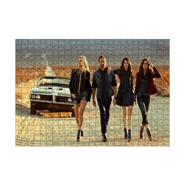 Cakapuzzle Hızlı ve Öfkeli Paul Walker Kızlarla 120 Parça Ahşap Puzzle