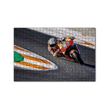 Cakapuzzle Honda Repsol Turuncu Kırmızı Motorsiklet 120 Parça Ahşap Puzzle