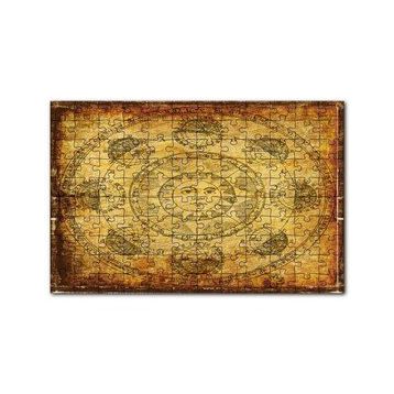 Cakapuzzle Horoscope Güneş Gezegenler Açılar Görseli 120 Parça Ahşap Puzzle