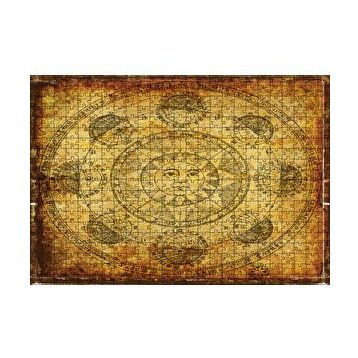 Cakapuzzle Horoscope Güneş Gezegenler Açılar Görseli 120 Parça Ahşap Puzzle