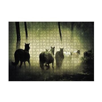 Cakapuzzle Horses 120 Parça Ahşap Puzzle