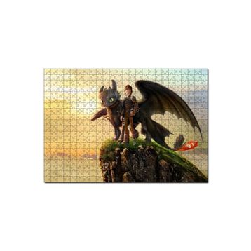 Cakapuzzle How To Train Your Dragon Film Görseli Mdf 120 Parça Puzzle